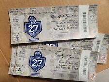 Yankees Ticket 8/8/2010 Derek Jeter Passes Babe Ruth Hit List A-Rod steals 300th picture