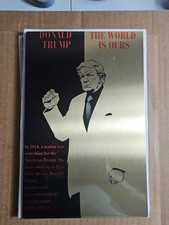 Donald Trump Scarface Homage Comic Gold Metal Cover Trade Variant Rare picture