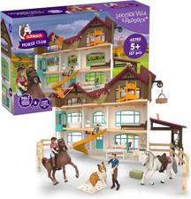 Schleich Horse Club - 157Pc Lakeside Mansion With Stable - Kids 5+ | 42785 picture