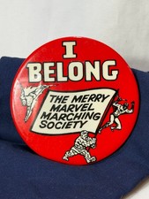 VTG 1964 The Merry Marvel Marching Society Button Pin MMMS 3