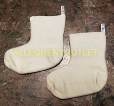 US Military Extreme Cold Weather N-1B 100% Wool Mukluk Boot Liners, SMALL, NEW picture