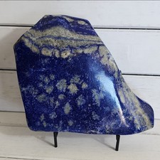 KCGS Lapis Lazuli Large Display Slab/Platform 3+lbs/1700+g Afghanistan #1574 picture