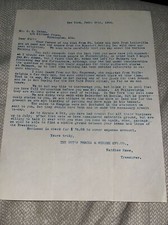 Antique 1904 Correspondence to Hillman Hotel in Birmingham AL Alabama History picture