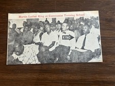 1960s Martin Luther King Communist Training School Anti MLK Propaganda Postcard picture