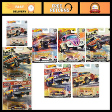 Hot Wheels Car Culture 2022 Dragstrip Demons Complete Set of 5 Die‑Cast Vehicles picture