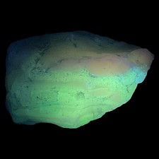 Opalescent MilkGlass Layered Art Glass Cullet Glowing Manganese Slag  #5GX80 picture