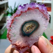 39G Natural high-quality Amethyst agate quartz cluster slice crystal mineral picture