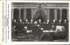 Supreme Court Justices Standard Oil & Tobacco Cases c1910 Postcard bhn picture