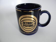 Vintage Detroit Pistons BlueGold Rim 1989-1990 NBA World Champions Coffee Cup picture