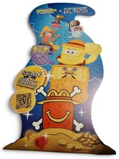 mcdonalds spongebob X One Piece display promo 45x24 Inches Read Description picture