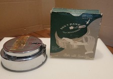 Vintage ADD O MATIC ADVERTISING COIN BANK Permanent Steel Cookware W/Box An Key picture