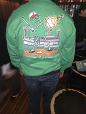 Boston Red Sox x Grillo's Pickles Crewneck Sweatshirt 2026 Fenway Park. LARGE picture