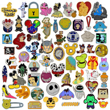 100 Assorted Disney Park Pin Trading Lot Authentic Brand New Pins No Duplicates picture