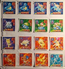 1997 Pokemon Amada Sticker Lot Charizard Pikachu Gengar Blastoise Vintage Japan picture