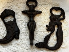 Vintage Cast Iron Bottle Opener Lot picture