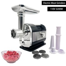 Commercial Electric Meat Grinder,3200W Electric Sausage Stuffer,Stainless Steel picture