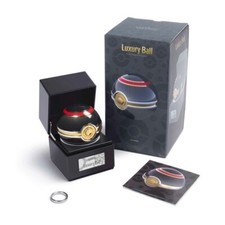 Pokemon Luxury Ball The Wand Company Official Replica Figure Black Pokeball picture