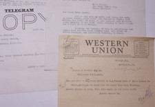 1929 Lamson Goodnow Martin Senour Co Chicago IL Telegram Ephemera L623B picture