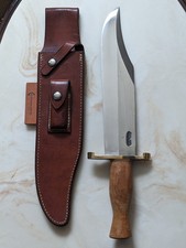 Older Used Randall Made Knives Model 12-11 Smithsonian Bowie Knife, Carbon steel picture