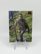2025 Topps Chrome Star Wars Galaxy Rey Power of the Force Red Refractor 1/5 picture