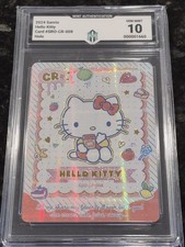 Mint Authentication Gem Mint 10 Sanrio Hello Kitty Card #SRO-CR-008 picture