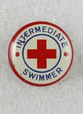 Red Cross: Intermediate Swimmer, c.1955 campaign button  picture