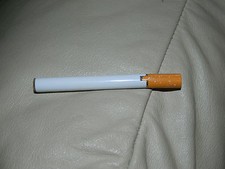 Metal Cigarette Shaped Refillable Butane Gas Flame Cigar Lighter USA Stocked picture