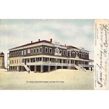 Postcard 1907 St. Rose Summer Home Ocean City MD Posted  Vtg Sudwarth picture