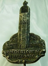 Emmeloord Poldertoren used Hat Lapel Pin Tie Tac HP1132 picture