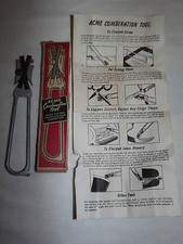 VINTAGE 1950-60S ACME COMBINATION TOOL GLASS CUTTER KNIFE SHARPENER IN BOX picture