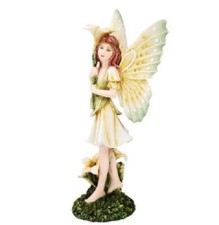 PT Meadowland Princess Lily Fairy Holding Yellow Lilies Figurine picture