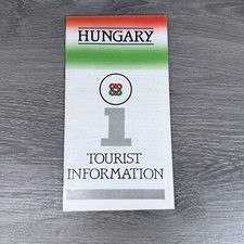 Vtg 1988 Hungary Tourist Information Travel Brochure Guide Booklet Memorabilia picture