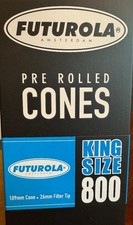 Futurola King Size Pre Rolled Cones 800 count -  picture