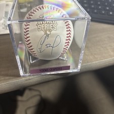 Yoenis Cespedes Signed Autographed 2015 World Series Baseball with COA picture