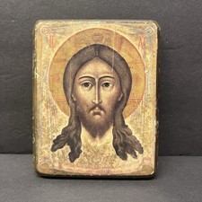Wooden Orthodox Icon of Christ the Savior Religious Wall Plaque picture