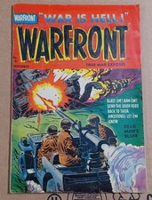 Warfront #18 1951 War is Hell Pre-Code Golden Age Harvey Comics picture