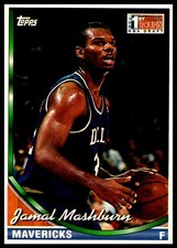 1993-94 Topps Jamal Mashburn #312 Dallas Mavericks 1st Round Draft picture