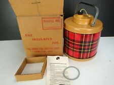 VINTAGE 1950's Hamilton-Skotch, 10 x 9 KOOLER METAL w/ GLASS Liner MINT in BOX picture