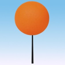Coolballs Plain Orange Car Antenna Ball Decor Auto Accessory (New) picture