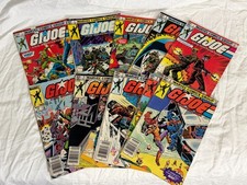 VINTAGE G.I. JOE: A REAL AMERICAN HERO MARVEL COMICS – 10-ISSUE NEWSSTAND LOT picture