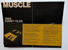 RARE Original 1969 Hurst Olds Oldsmobile 442 Sales Brochure picture