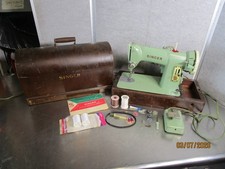 Vintage Singer Sewing Machine Model 185K3 w Box picture