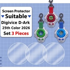 [3PCS] Compatible for Digivice Digimon Tamers D-Ark 25th Color Screen Protector picture