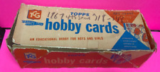 1963? Topps Baseball Card Hobby Vending Box Empty 500 count RARE rough cond picture
