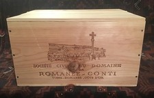 Domaine Romanee-Conti 2020 La Tache empty 6-pack wood wine box Burgundy picture