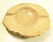 Vintage Genuine Italian Alabaster Heavy Ashtray/Candy Dish - Hand Carved 4 x 5 picture