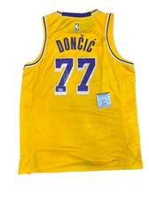 Luka Doncic Lakers NBA yellow jersey PSA/DNA AUTHENTICATION picture