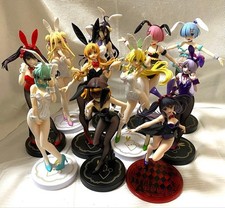 Overlord Re Zero Date A Live Bunny Girl Figure Lot 11 Pieces FuRyu Collectible picture
