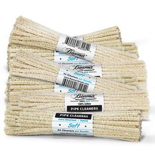 3 Bundles 132 ct Beamer Soft Unbleached Absorbent Pipe Cleaner for cleaning picture