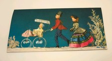Vintage Alice Daly Baby’s First Christmas Card California Artist MCM 1950s picture